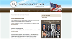 Desktop Screenshot of lyonstownshipil.gov